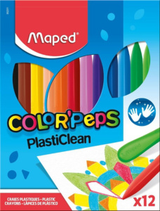 Мелки пластиковые MAPED COLOR'PEPS 12 цв. карт.упак