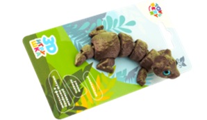 Игрушка 3D "Хорёк Лаки" 11 см, цвет ассорти