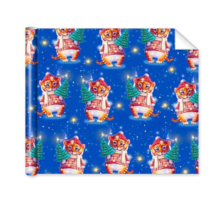 Бумага упаковочная 70*100см "Символ года"