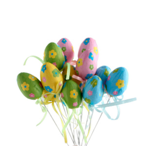 Сувенир "Яйцо пасхальное" ассорти, на палочке 12шт