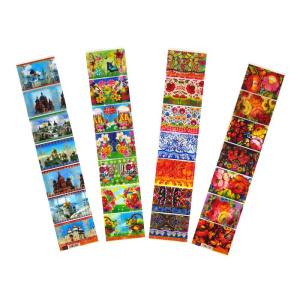 Термонаклейка для яиц 70*30мм  "Пасхальное ассорти"