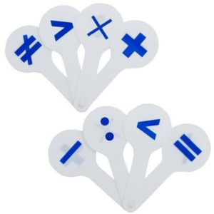 Веер "Математические знаки"