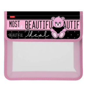 Папка д/тетрад. А5 (240*205*75) 2отд. на липучке, пластик "Модный сезон"