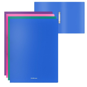 Папка 2 кольца 24 мм пластик А4 GLANCE VIVID, ассорти