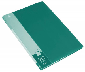 Папка файл  20лист 0.60мм зелёная