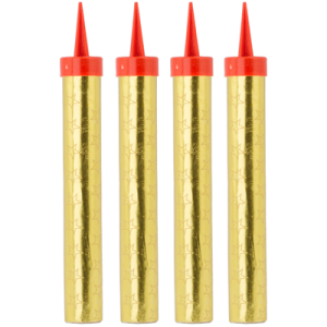 Свечи для торта - Фонтан, 10см  30сек. 4шт