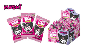 Жевательная резинка KUROMI BUBBLE BAR кислая с жидким центром 3г, /уп.100шт./