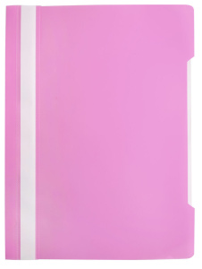 Скоросшив. пласт. прозр. верх.  розовый Pastel , 0.14/0.18