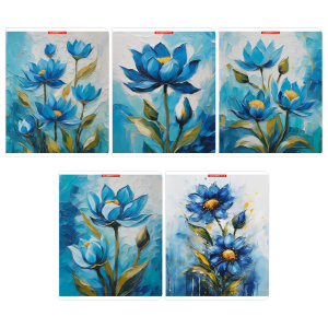 Тетрадь А5  96л кл. Полиграф Принт "Фелиция" УФ-лак