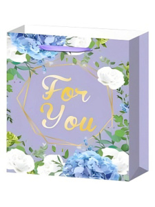 Пакет подар. бумажн. 18*24*8,5см, 210гр/м, Нежность для тебя