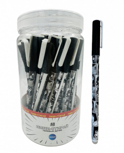 Ручка гелевая стираемая Centrum "Аниме Манга" софт-тач, синяя, 0,5мм