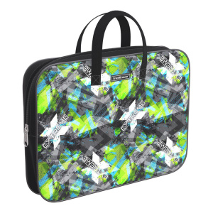 Папка А4 (360*290*70) с ручками, молния, ткань "Extreme"