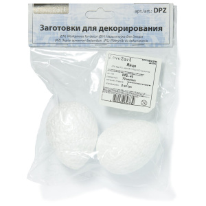 Заготовка пенопластовая Яйцо, D= 7см, 2 шт