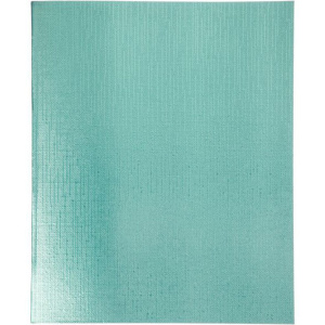 Тетрадь А5  48л кл. скоба бумвинил Hatber "Мята Metallic" белизна 98%