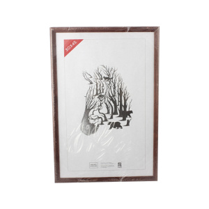 Фоторамка дерево 30*45см. №1702 (Темно-коричневая)