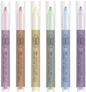 Набор текстовыделителей "Deli" 6 цв., 1-3,5мм, флуор.цвета