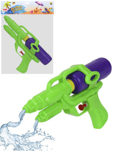 Водяное оружие. Пистолет 23 см,  108 мл, дальность стрельбы 5-7 м
