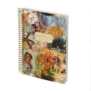 Ежедневник недат. А5 136л., 7БЦ, гребень "Cute diary. Фантазия. Кораллы"