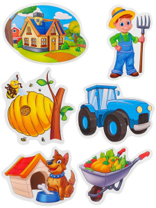 Игра магнитная "Весёлое обучение. На ферме" 24 дет. 3+