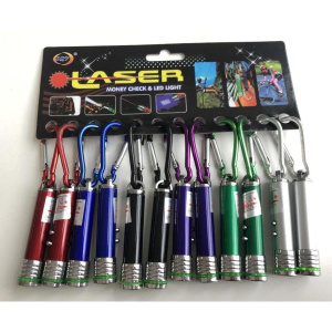 Брелок "Лазерная указка" лазерный луч, фонарик, бат. AG13, входят в комплект.