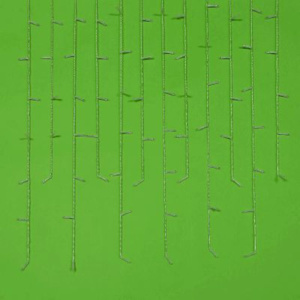 Гирлянда электрическая Бахрома 3м 96LED светодиодная, белый провод, 220В, шампань