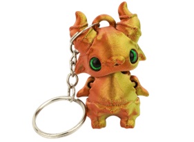 Брелок 3D "Фавн Перси" 5 см, цвет ассорти