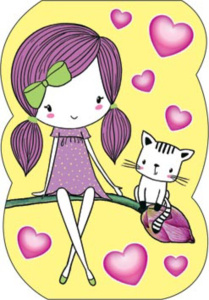 Закладка магнитная мини Друзья