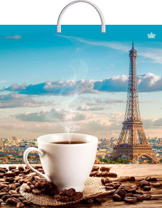 Пакет 35*28см (55мк) с петлевой ручкой "Утро" ПВД