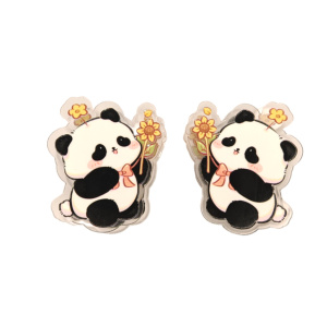 Зажим д\бум. пласт. Egoist "Sweet panda", ассорти дизайнов