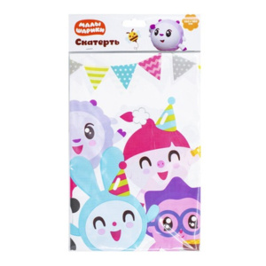 Скатерть п\э "Малышарики Флажки " 130*180см.