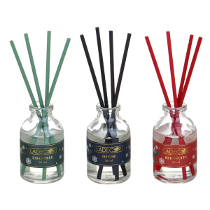Аромадиффузор с палочками 30мл (Xmas Tree/ Red Fruits/ Opium)