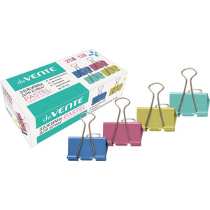 Зажим д\бум. мет. цветные deVENTE 25мм.