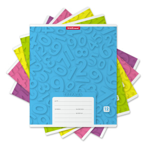 Тетрадь А5 12л кл.  Цифры