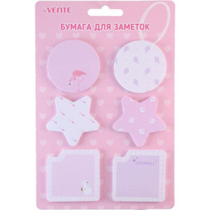 Набор с липким краем "deVENTE. Flamingo&Rabbit"  45x45 мм , 6x20 л.