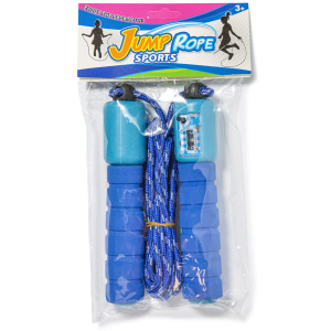 Скакалка со счетчиком 3м, синяя