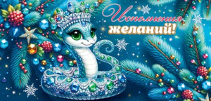 Конверт для денег "Год Змеи. Исполнения желаний!" Конверт для денег "Год Змеи. Исполнения желаний!"