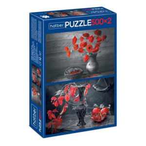 Пазлы    2в1  "Black&Red" Premium 500+500 дет.