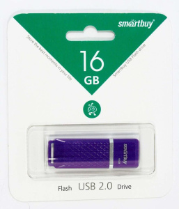 Флеш-драйв 16 GB USB 2.0 Smartbuy Quartz series Violet