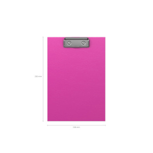 Клипборд А5 розовый НЕОН