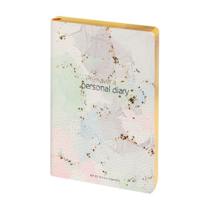 Ежедневник недат. А6 128л., кожзам, мягк.пер. "Primavera" ляссе