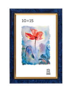 Фоторамка пластик 10*15 №204 (Синий Мрамор)