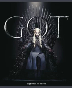 Тетрадь А5 48л кл. Hatber "Игра престолов. Выпуск №1" 5 диз.в спайке, белизна 100%