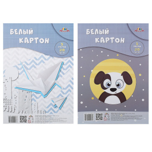 Картон белый А4  5л. мелов., одностор., 310 г/м2, в ПЭТ-пакете