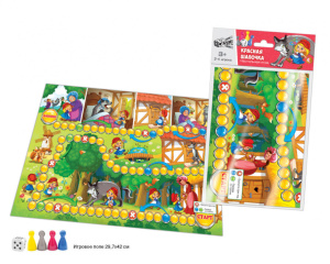 Игра с фишками. "Красная шапочка" А3, 5+