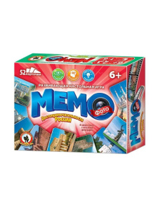 Игра Мемо "Достопримечательности России" 52 карточки