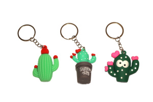 Брелок "Кактус" ПВХ 5*3,5 см