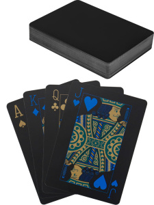 Карты игральные 54шт,  "Бет" синий + золото