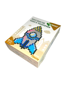 Конструктор 2D пластм. 418 дет. А5 "Ракета"