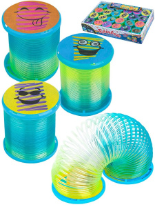 Пружинка 5см "Веселое настроение", светится, ассорти дизайнов