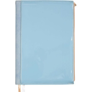 Ежедневник недат. А5 deVENTE   Arcadia 320стр., нежно-голубой, тв.обл.,кожзам., ляссе, 70гр/м2